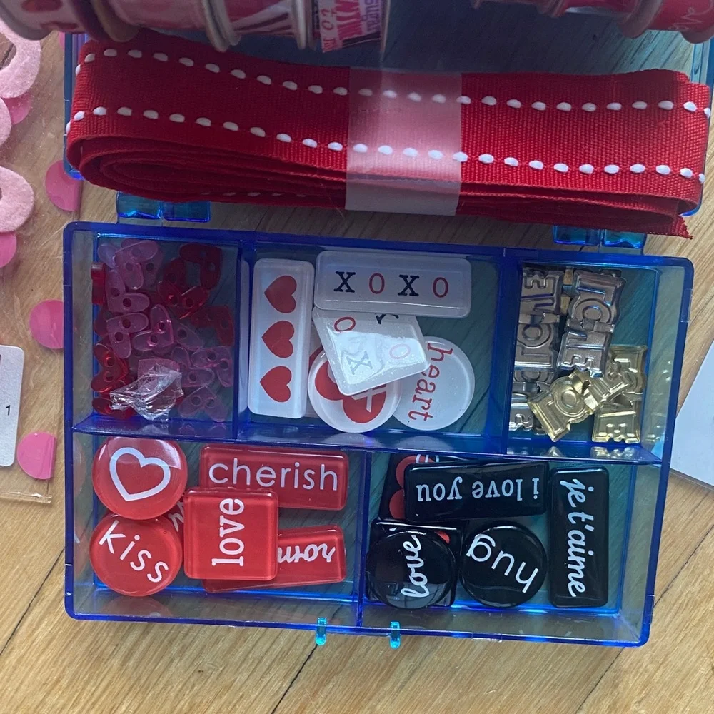 Valentine Scrapbook Kit Queen & Co Junk Journal Craft Embellishments Prima